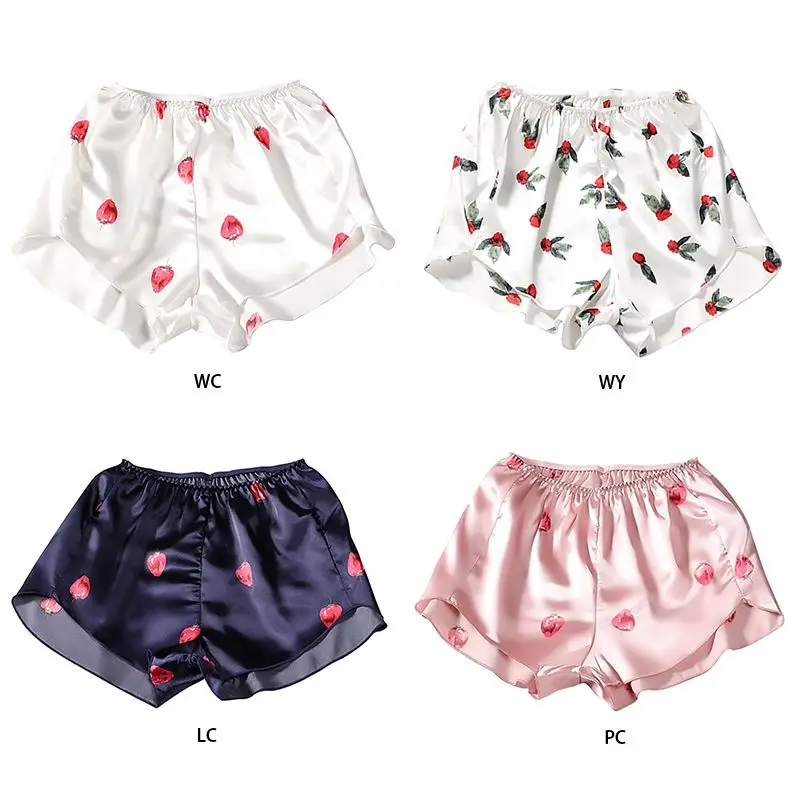 

Safety Pants Female Anti-lighting Summer Strawberry Thin Section Ladies Loose Shorts Safety Pants
