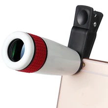1 шт. Лидер продаж 8X 12X HD Мини Портативный Телескопический объектив для мобильного телефона для iPhone 5 6 7 S Plus для samsung Galaxy s6 s7 edge оптика