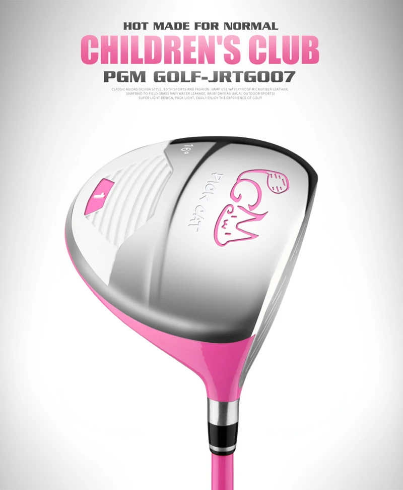 Crest Гольф pickcat детская Гольф 1# драйвер, 5# разъемная застежка-молния fairway wood, Титан сплав головки, правая рука Гольф клуб для От 3 до 12 лет для детей