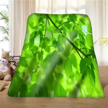 

Custom Maple-leaves-branch-autumn- (1) Blanket Soft Fleece DIY Your Picture Decoration Bedroom Sofa Multi Size#928-01-46