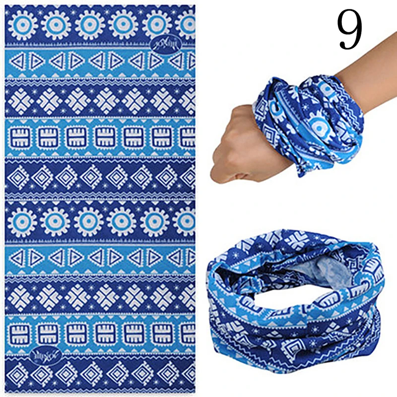 1pc AONIJIE Multifunctional Sports Headwear Headband Bandana Balaclava Face Cover Scarf Sweatband Hairband Gym Cycling Yoga - Цвет: 9