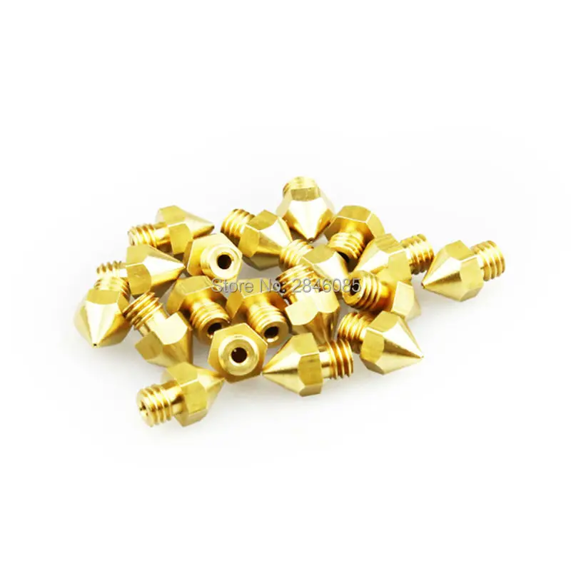 CREALITY 3D Printer Parts 5pcs/Lot Tungsten 3D Printer Extruder Nozzle Mix Size 0.2mm 0.3 mm 0.4mm 0.5mm 0.6mm