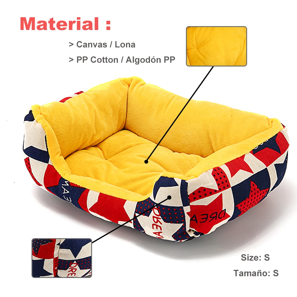 Colorful Pet Dog Bed Cotton Warm House for Dogs Mat Pets Winter for Large Small Dog Cushion Bed Breathable Waterproof Bed COO040 Colorful Pet Dog Bed Cotton Warm House for Dogs Mat Pets Winter for Large Small Dog Cushion Bed Breathable Waterproof Bed COO040
