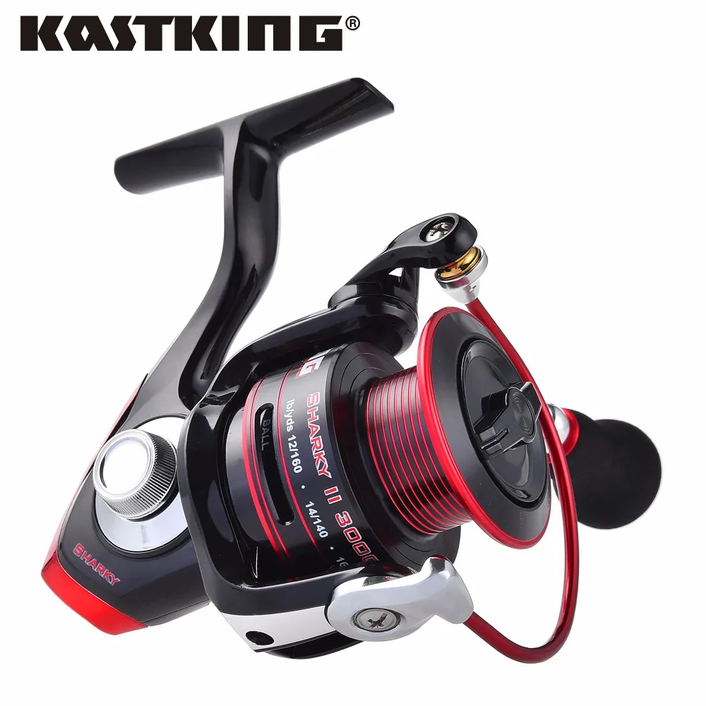 KastKing Sharky II Серии Водонепроницаемый Спиннингом Рыбалка 11BBs Макс Перетащите 19 КГ