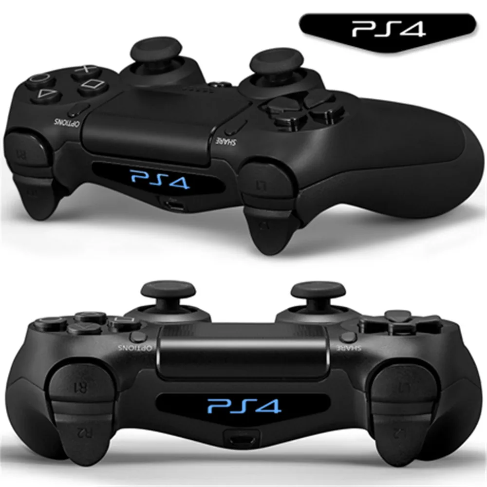 IVYUEEN 2 шт. для sony Dualshock 4 PS4 DS4 Pro тонкий контроллер светодиодный светильник наклейки виниловая наклейка кожный чехол для Playst