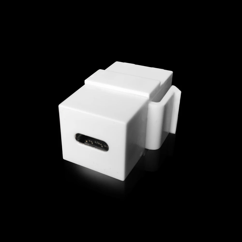 Danspeed Женский USB 3.1 Тип-C разъем адаптера keystone Вставьте пустой Панель пластины для стен