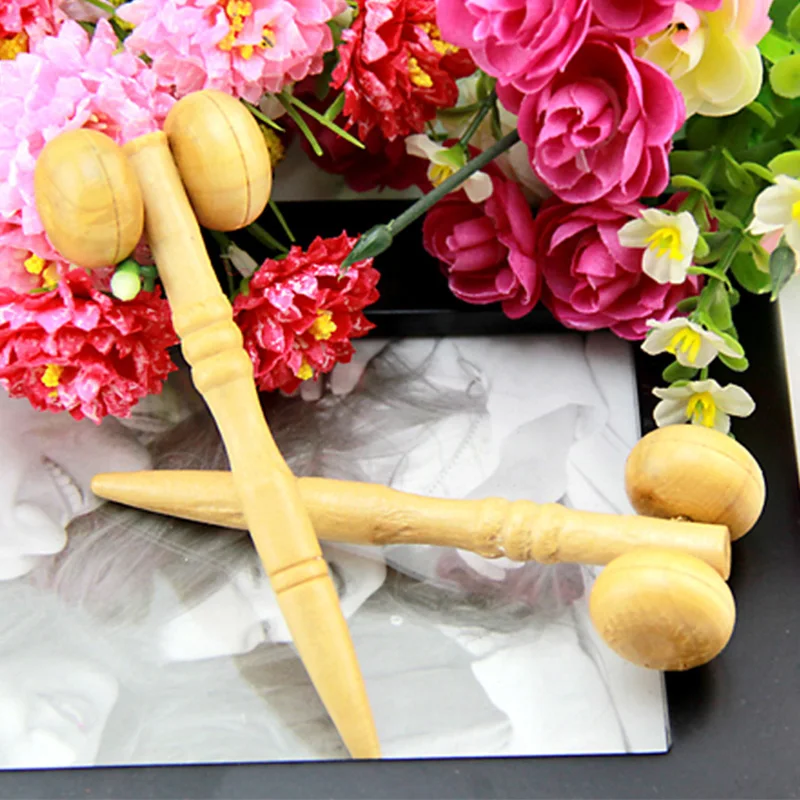 Деревянный safe против морщин Уход за кожей лица стройнее массаж мышц роликовый