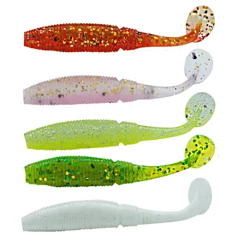 

24Pcs Soft Fishing Lure 5cm/0.9g Soft Bait Protein Plastic Worm Silicon Pesca Isca Artificial Fishing Lures Leurre Souple Peche