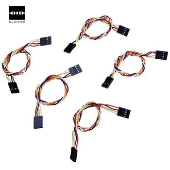 

5 Pcs 4 Pin 20cm 2.54mm Jumper Wire Cables DuPont Line For Arduino