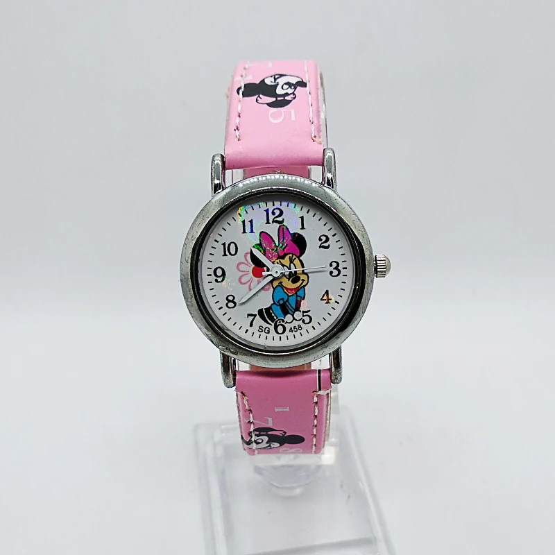 Модные студенческие часы для детей девочек кожаные цифровые часы для детей мальчиков подарок на день рождения Детские часы кварцевые наручные часы