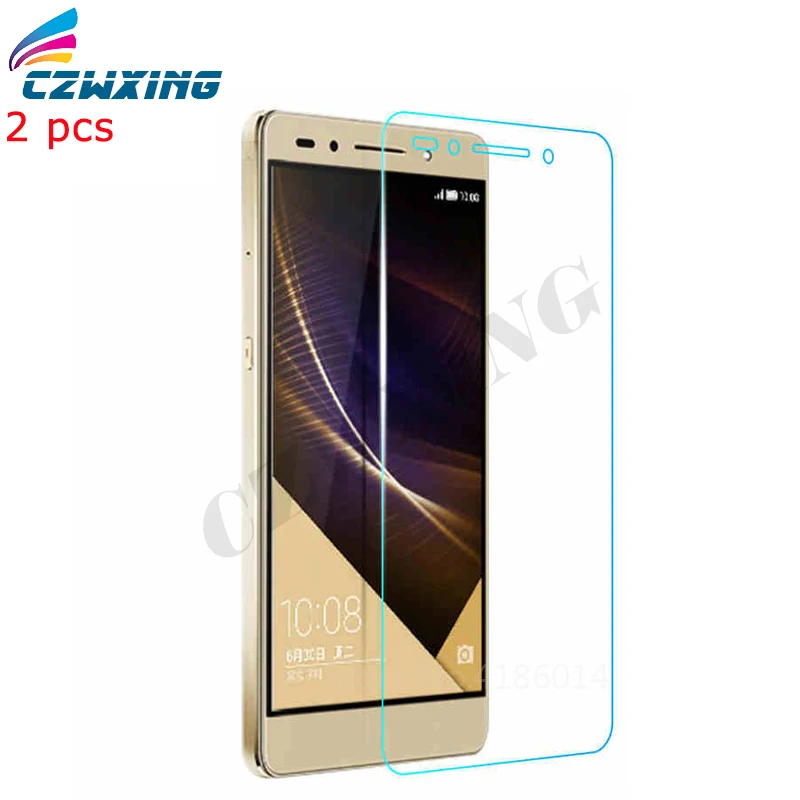 2 шт закаленное стекло Honor 7 Защита экрана для Huawei Honor7 PLK-L01 защитная пленка |