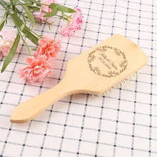 Персонализированная деревянная расческа, весло, щетка, свадебный подарок, на заказ, гравировка на дереве, расческа для волос, свадебный душ, сувенир, 20 шт