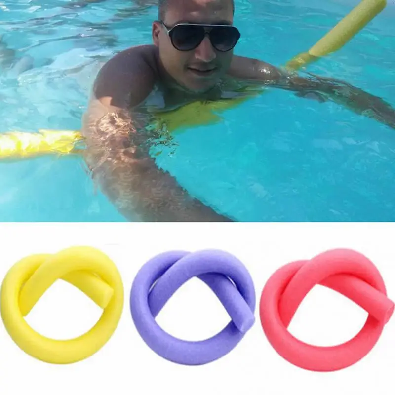 

Swimming Aid Floating Pool Noodle Swimming Kick board Hollow Learn Foam Water Float Aid Woggle Swim Flexible Row Ring for Kids