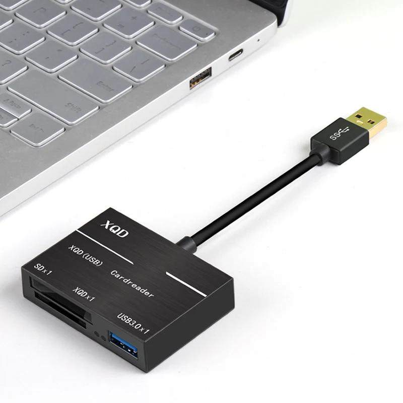

USB 3.0 HUB Type C USB to SD XQD Card Reader Adapter Cable Camera Card Reader SL@88
