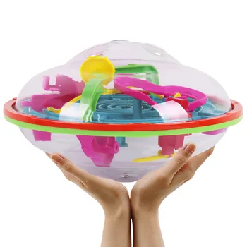 

3D Magic Puzzle Balls UFO Maze Balls Maze 99 Level Maze Puzzle Game Children Educational Toys 957A