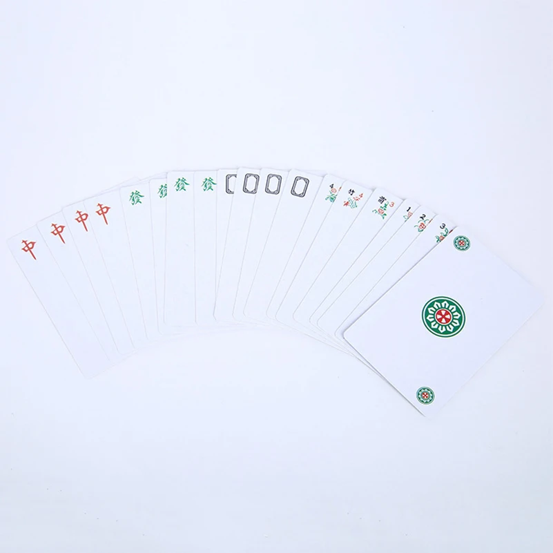 

144pcs Chinese Mahjong Cards Education Funny Chinese Traditional Mahjong Game Collection Cards Toy for Party Play