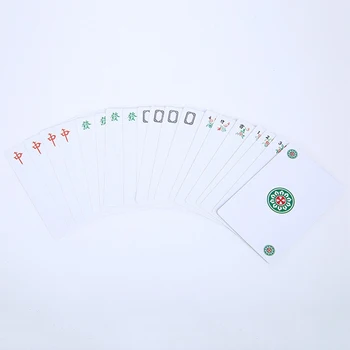 

144pcs Chinese Mahjong Cards Education Funny Chinese Traditional Mahjong Game Collection Cards Toy for Party Play