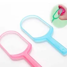 5 шт/лот скребок для чистки языка Очиститель языка с покрытием скребок для языка гигиена полости рта инструмент для ухода