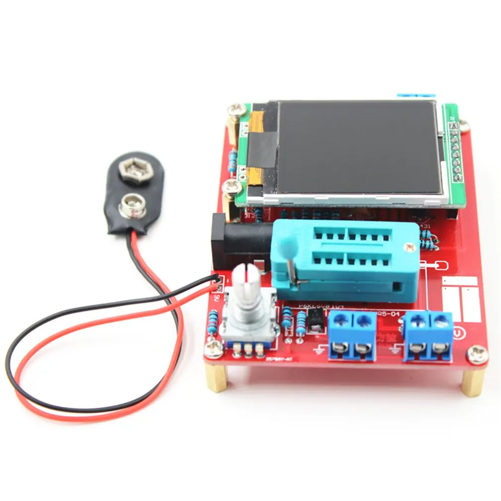 GM328 DIY Транзистор тестер инструмент Запчасти измерения частоты метр ЖК дисплей