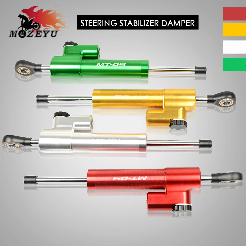 

Universal Motorcycle Accessories CNC Aluminum Adjustable Steering Damper Stabilizer For Yamaha MT09 MT 09 MT-09 FZ-09 FZ09 FZ 09