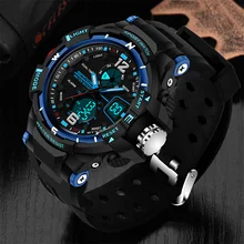 SANDA Sport Watch Men 2019 Clock Male LED Digital Quartz Wrist Watches Men s Top Brand