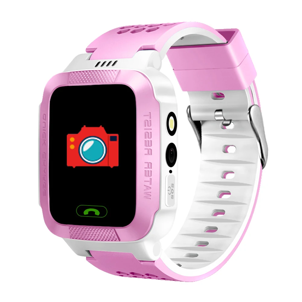 Children Smart Watch Camera Flashlight Baby Watch SOS Call Location Device Kid Safe EM88