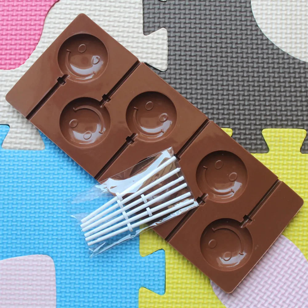 Silicone mold love lollipop DIY chocolate mold cake decoration mold