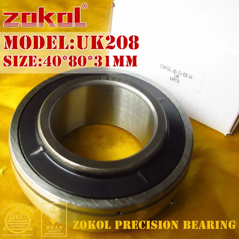 

ZOKOL bearing UK208 Taper hole 190508 Pillow Block Ball Bearing 40*80*31mm