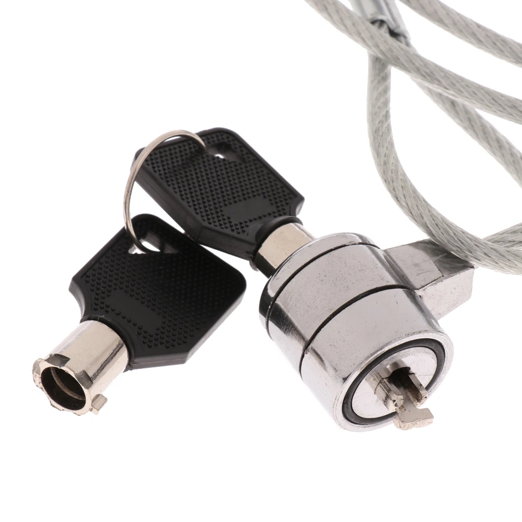 Metal Anti-theft Computer Lock Notebook Security Lock Laptop LCD Key Lock