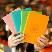 A5 Винтаж бумага для рисования с цветочным принтом Расписание ДНЕВНИК искусственная кожа красочный блокнот Эскиз книги канцелярские милые школьные принадлежности