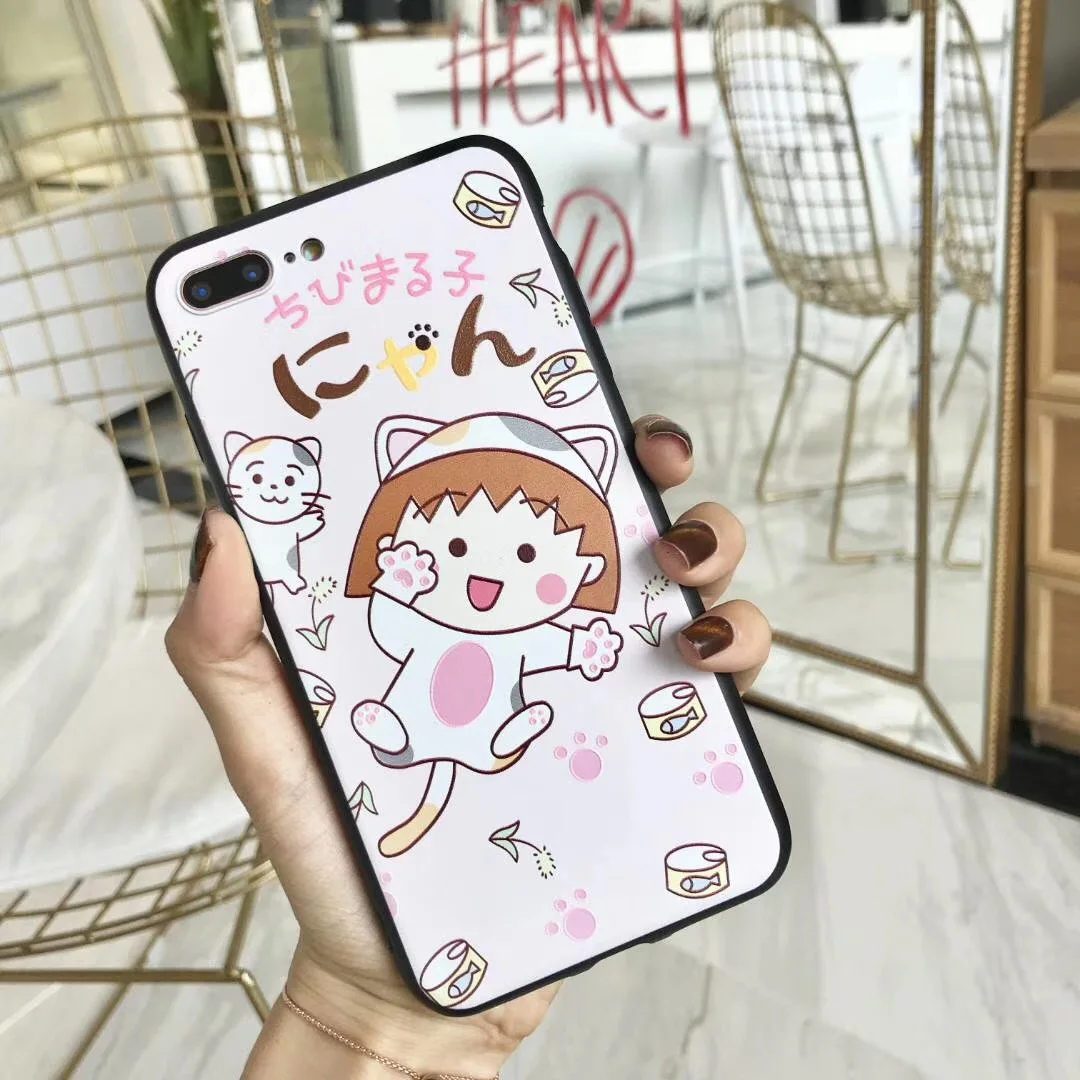 For Iphone 7 New Cat Phone Case for 8 Fish Pugs Claw Print Pattern TPU Plus Pinky Girl |