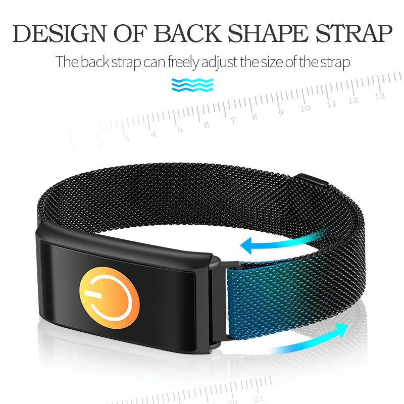 Imosi R02 Waterproof smart fitness bracelet pedometer blood pressure smart wristband Android iOS fitness tracker