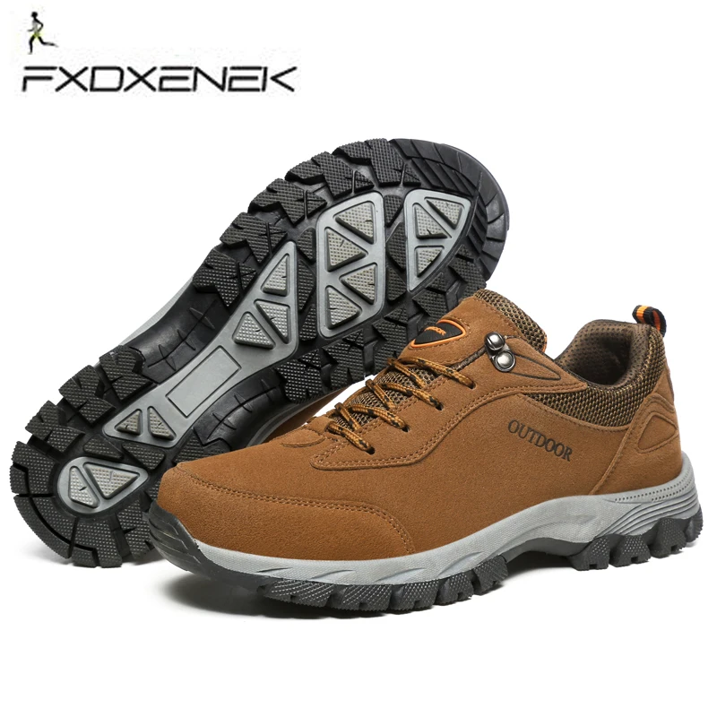 

Plus size 39-49 New Arrival Men's HIking Shoes Male Outdoor Antiskid Breathable Trekking Hunting Tourism Mountain Sneakers