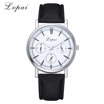 

Lvpai Man Watch Casual Quartz Leather Band Analog Wrist Watch Mens Reloj Hombre 2019 clock men relogio masculino
