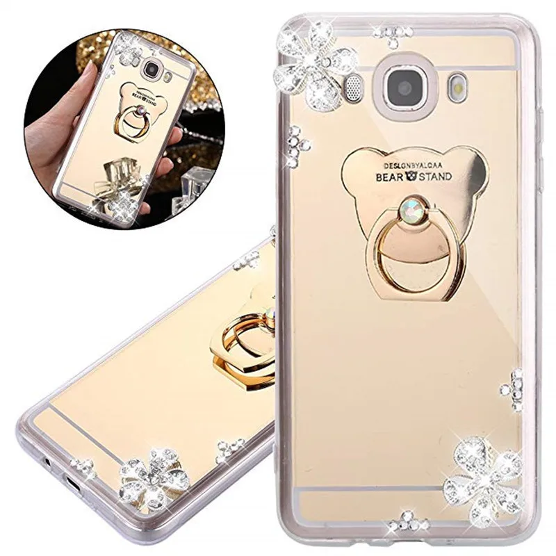 Роскошный зеркальный ТПУ чехол для Samsung J7 2016 J5 J3 J2 Grand Prime pro A50 A10 A20 A30 M20 M10 C7 C9 Case A6 A8