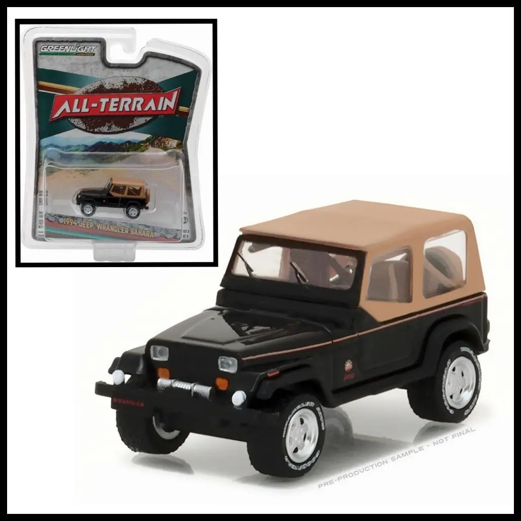 

GL 1:64 All-Terrain 1994 Jeep Wrangler Sahara alloy model Car Diecast Metal Toys Birthday Gift For Kids Boy