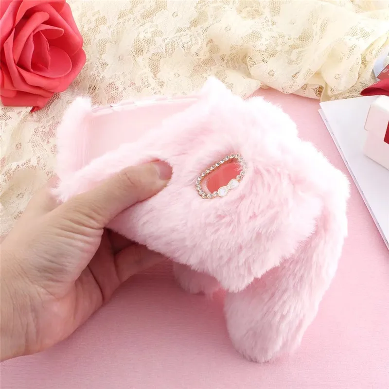 For-Sumsung-Galaxy-J3-J5-J7-2017-EU-Capa-Soft-TPU-3D-Cute-Rabbit-Etui-Hairy (1)