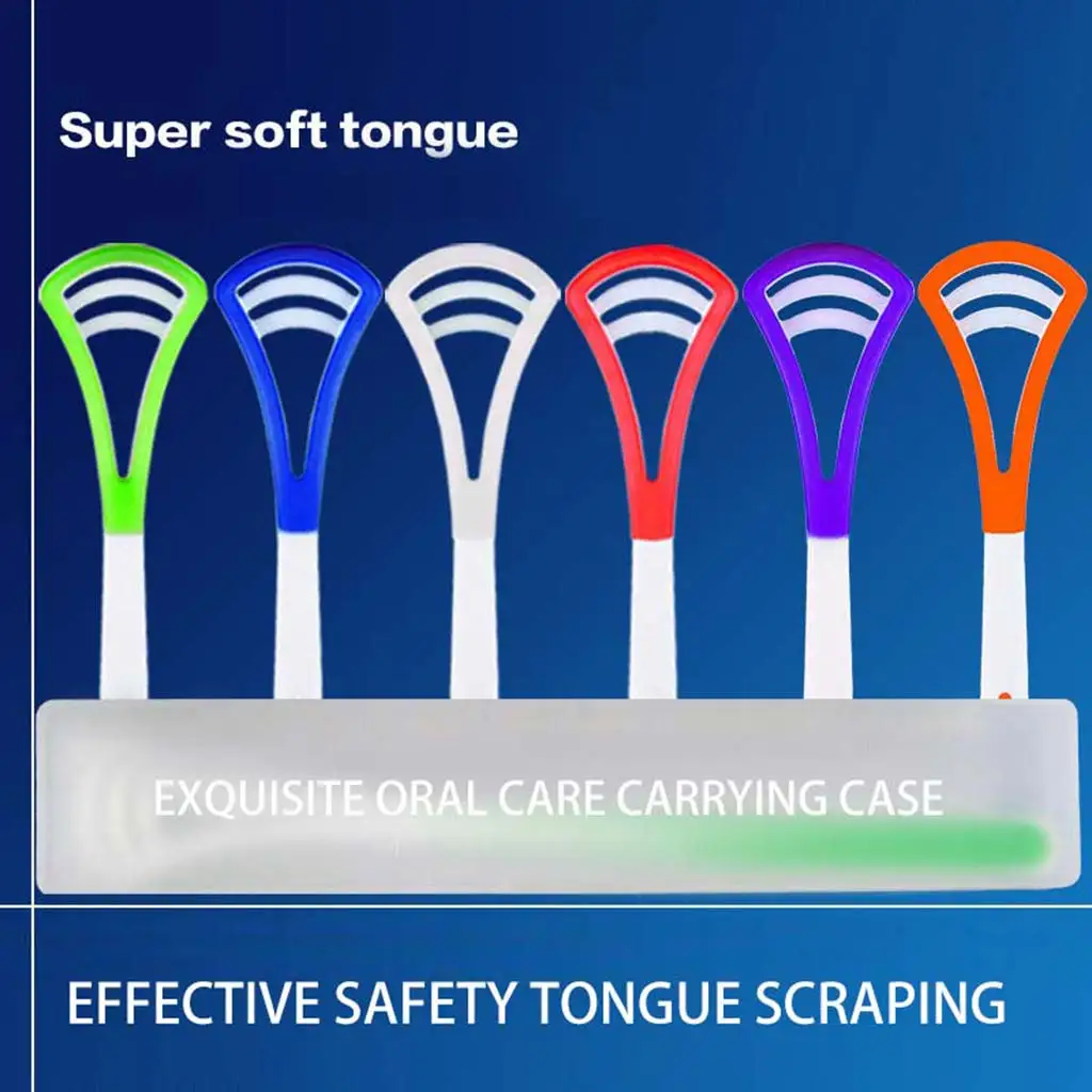 1 шт. Язык чистого Скребок Кисть мягкая щетка полостью рта неприятный запах изо рта удалить гигиены полости рта язык Cleaner Инструмент разные