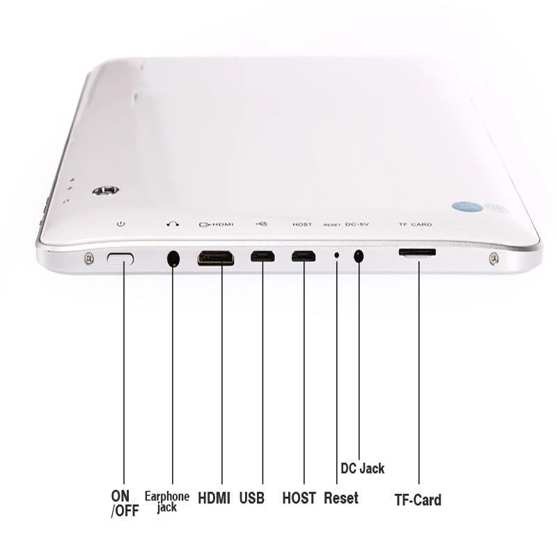 10," дюймовый ANDROID 5,1 OS A64 Q88 большой Q8 5,1 планшетный ПК четырехъядерный Wi-Fi белый+ Комплект Бесплатный подарок клавиатура