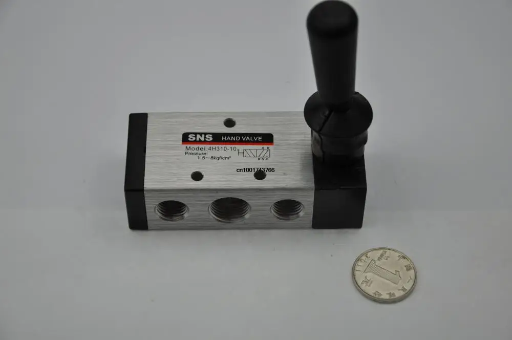 

1PCS 5 Way 2 Position 3/8" BSPT Hand Lever Operated Pneumatic Valve 4H310-10 Hand control vavle