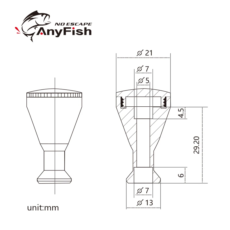 ANYFISH безынерционная катушка Рыболовная ручка для катушки для Shimano Daiwa спиннинговая катушка baitcasing Рыболовная катушка, снасти инструмент Левая Правая рука