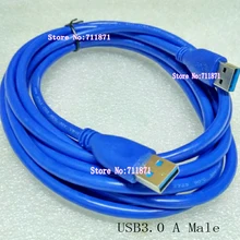 3,0 м мужской USB3 USB3.0 удлинитель 300 см кабель со штыревыми соединителями на обоих концах для подключения USB3.0 линия кабель высокого Скорость мужской USB3.0 кабель USB V3.0 линия провода