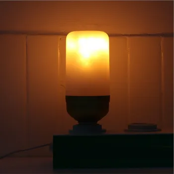 

LED E27 Flame Bulb SMD2835 Emulation Atmosphere Decorative 4 Colors Fire Effect 3W 85-265V Bulbs Candle Light Wholesale 100 pcs