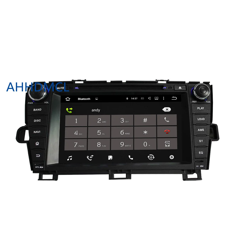 Sale Car Multimedia Player Stereo Audio Radio DVD Player Android 8.1.0 GPS For Toyota Prius Left Hand Drive 2009 2010 2011 2012 2013 4