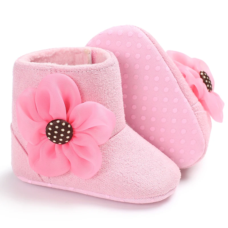 Emmababy 0-18 м для Обувь для девочек мягкая подошва пинетки Снегоступы Младенческая малышей новорожденных Обувь для младенцев