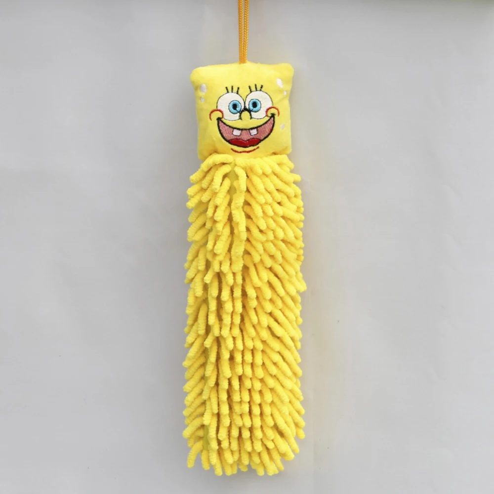 Yellow 1 шт. полотенце для рук мультяшная микрофибра детское хорошее Впитывающее красивое полотенце для кухни и ванной сухое полотенце для рук Прямая поставка - Цвет: Yellow