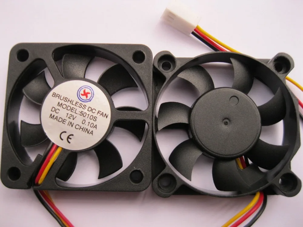 

1 pcs Brushless DC Cooling Fan 7 Blade 12V 5010S 50x50x10mm 3 Wires