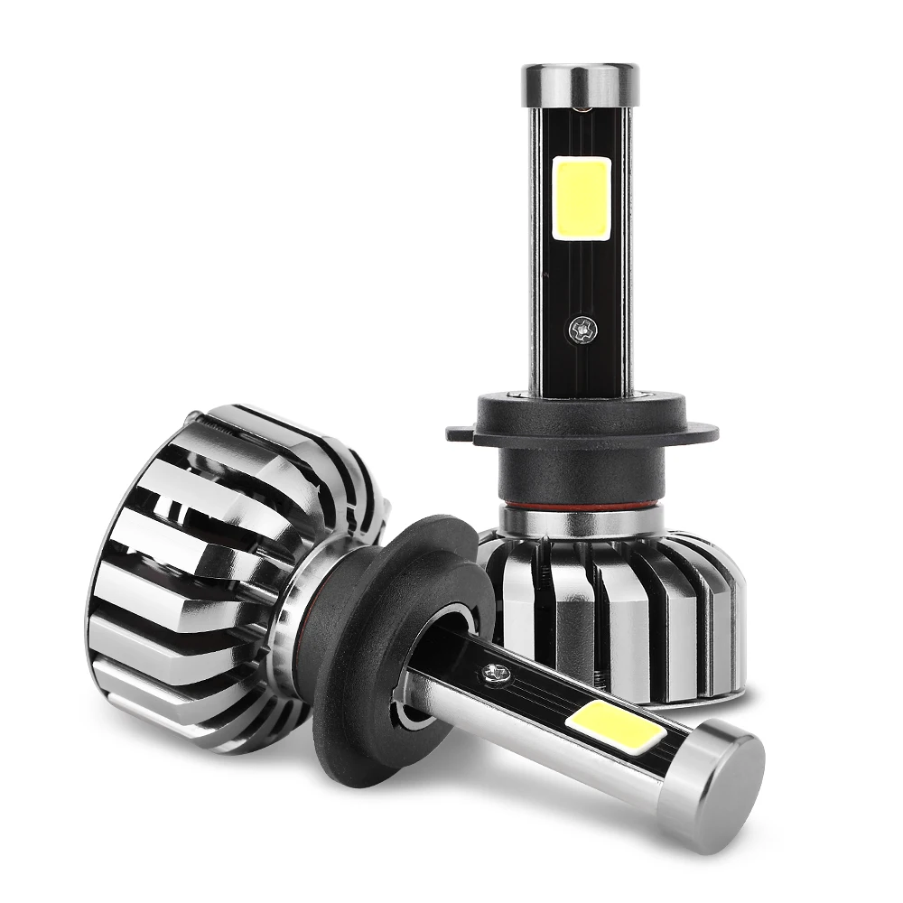 

Value 2pcs Led Car Headlight H7 H4 80w 8000lm Hi/Low Light Bulb H1 H3 880 H8 H11 9005 9006 replace halogen Automobile Headlamp