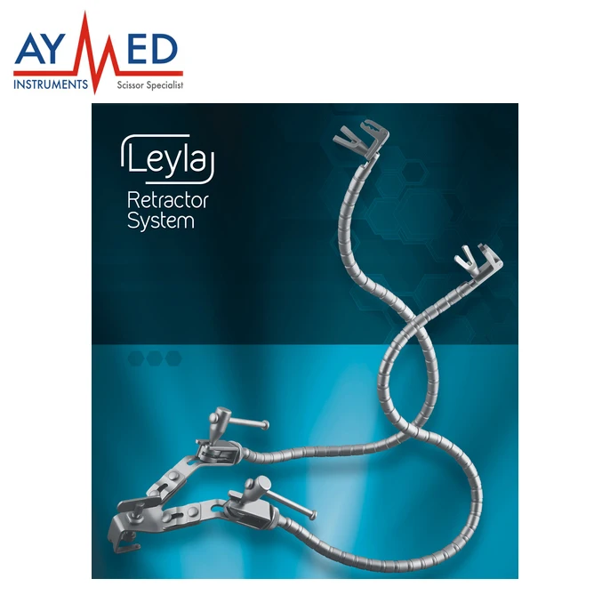 

New updated Leyla Brain Retractor System Complete Set - neurosurgery surgical instruments - scissors