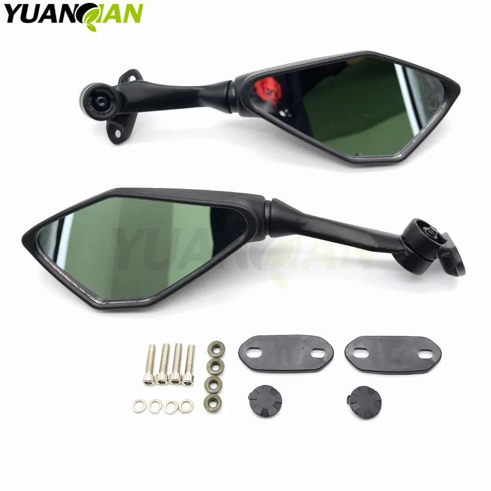 Motorcycle Mirror Black Moto Rearview Side Mirror for yamaha YZF R125